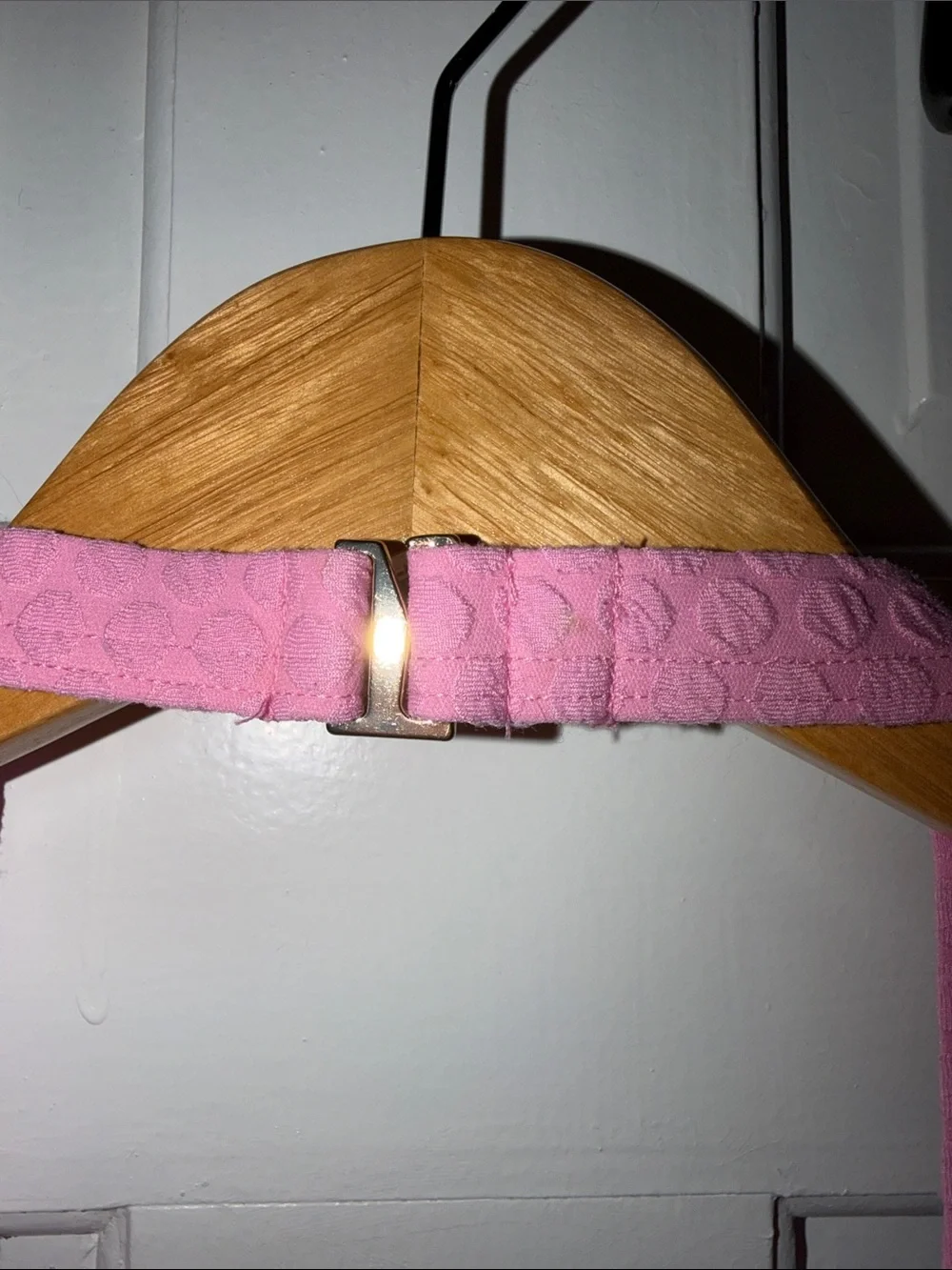 kate spade Pink Textured Scalloped Halter Bikini Top